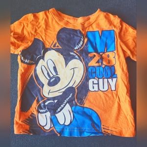 Disney Mickey and the Roadster Racers orange tee shirt 12mo